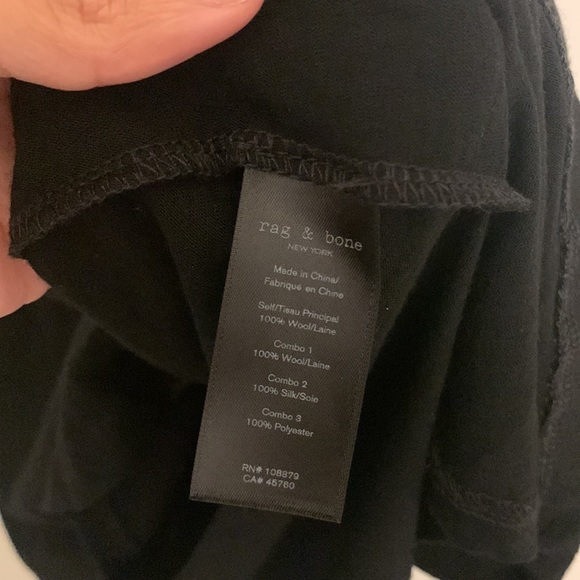 Rag & Bone Nova Turtleneck Sleeveless High-Low Shift Dress - Picture 7 of 7